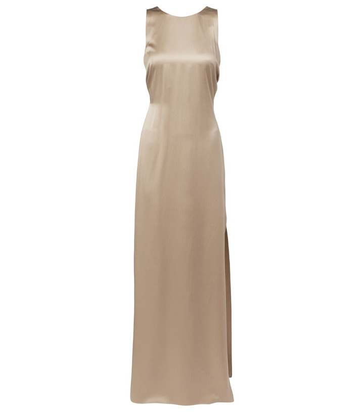 Photo: Max Mara Azoto silk satin maxi dress