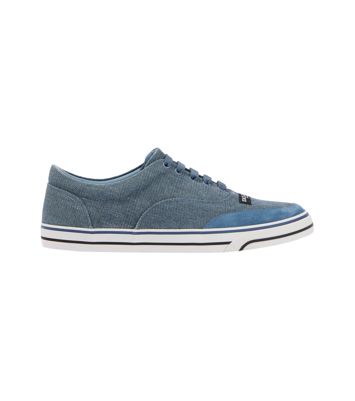 Photo: Dolce&Gabbana Suede-trimmed sneakers