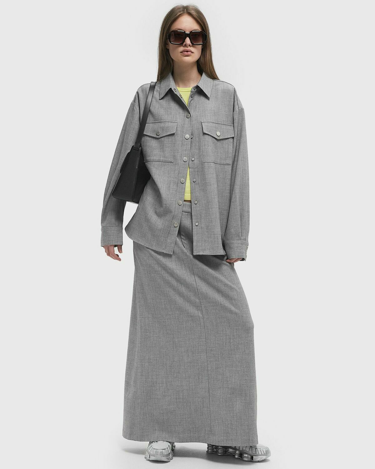 Gestuz CALLAGZ OZ SHIRT Grey Womens Shirts & Blouse