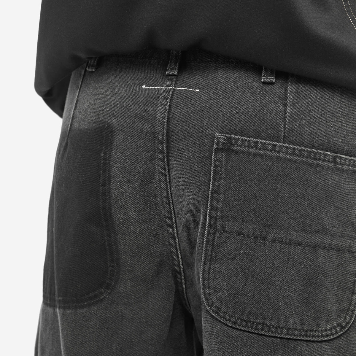 Maison Margiela Men's Work Pants in Black Maison Margiela