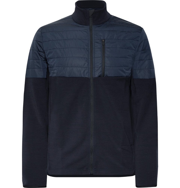 Photo: Aztech Mountain - Smuggler Fleece and Quilted Shell Jacket - Navy