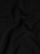 NN07 - Luis Slim-Fit Waffle-Knit Zip-Up Sweater - Black