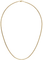 Laura Lombardi Gold Mini Omega Chain Necklace