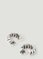 Bottega Veneta Twisted Hoop Earrings