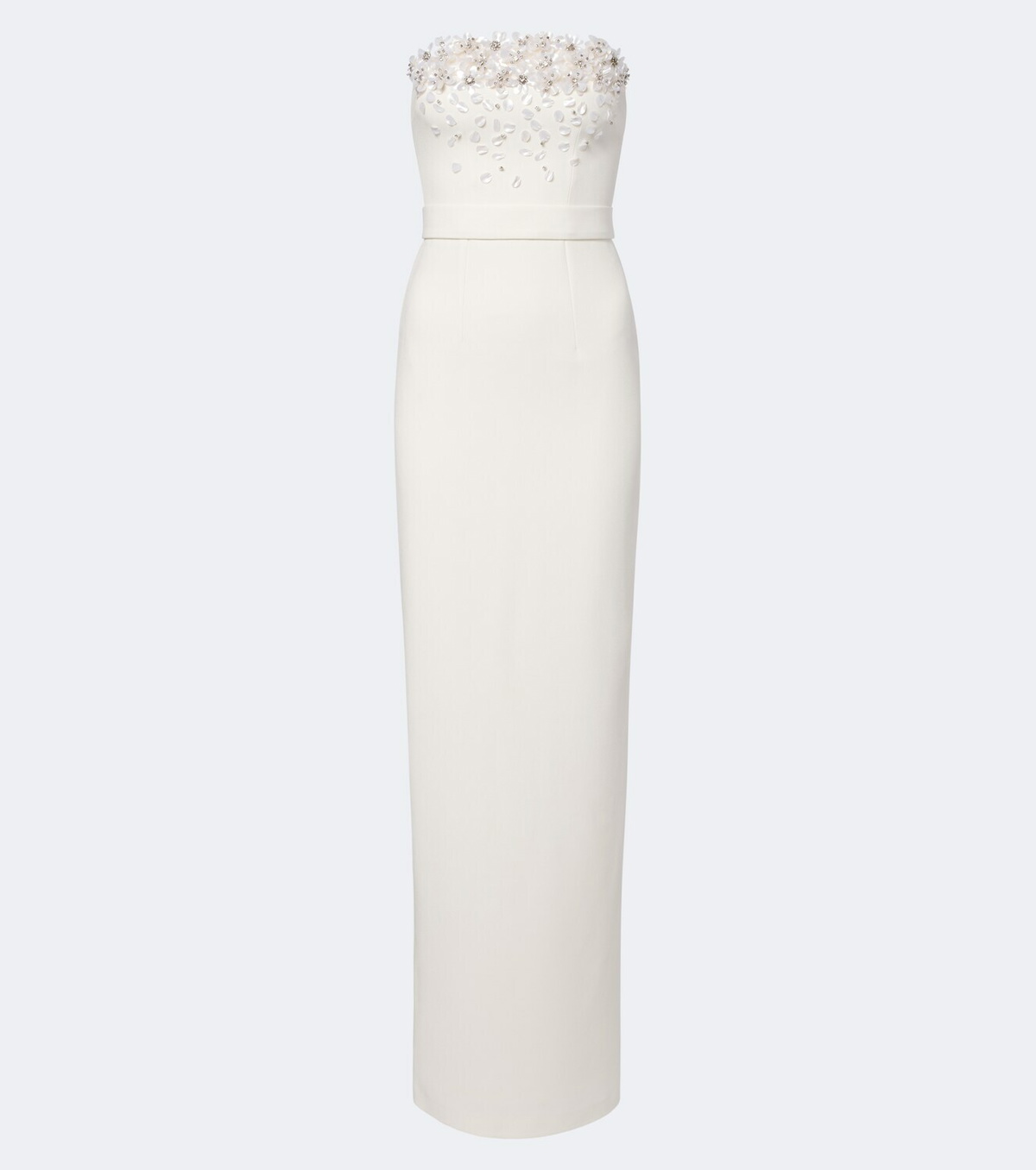 Safiyaa Bridal Azrael floral-appliqué gown