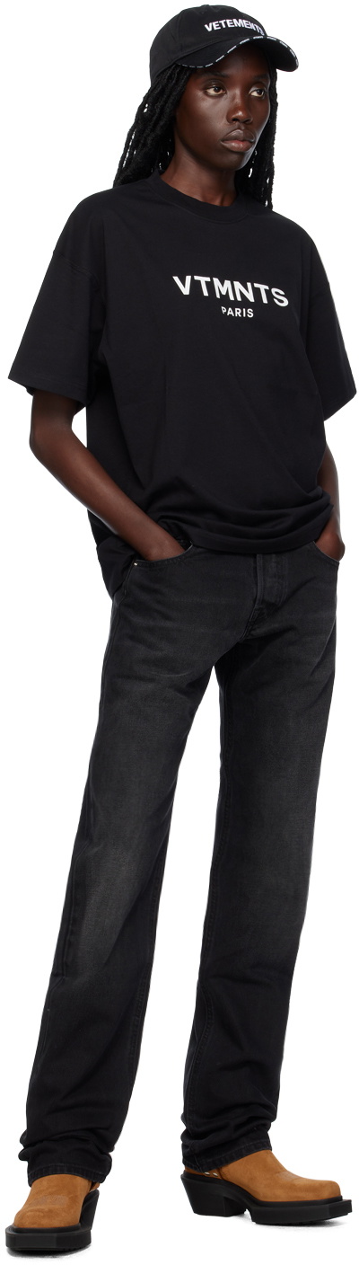 VTMNTS Black Paris T-Shirt