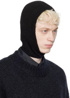 Cordera Black Ribbed Balaclava