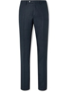 Caruso - Linen Suit Trousers - Blue