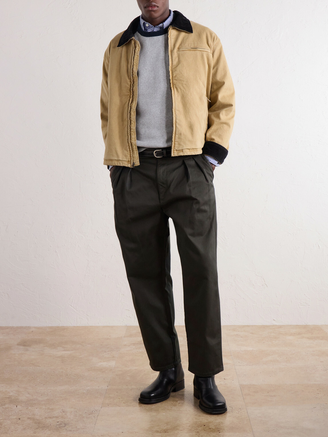 WTAPS - Ian Logo-Embroidered Cotton-Blend Sweater - Gray