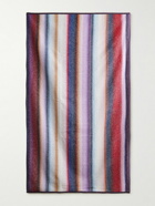 Missoni Home - Metallic Striped Cotton-Terry Jacquard Towel