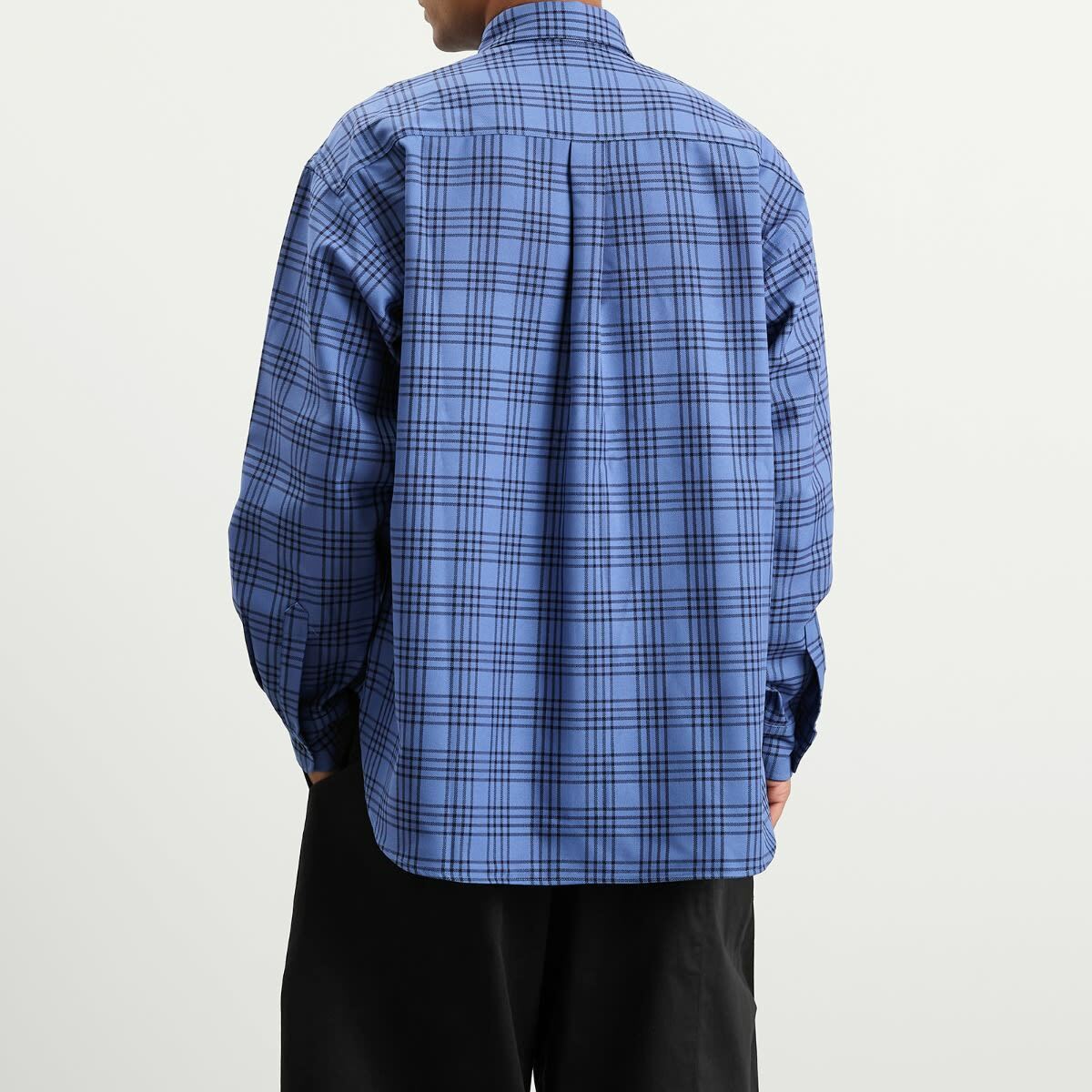Sage Nation Men's Chisholm Check Shirt in Royal Blue Check