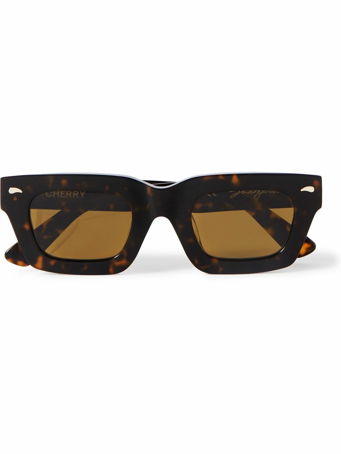 Photo: Cherry Los Angeles - Swingers D-Frame Tortoiseshell Acetate Sunglasses
