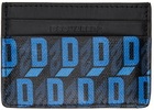 Dsquared2 Blue & Black Monogram Card Holder