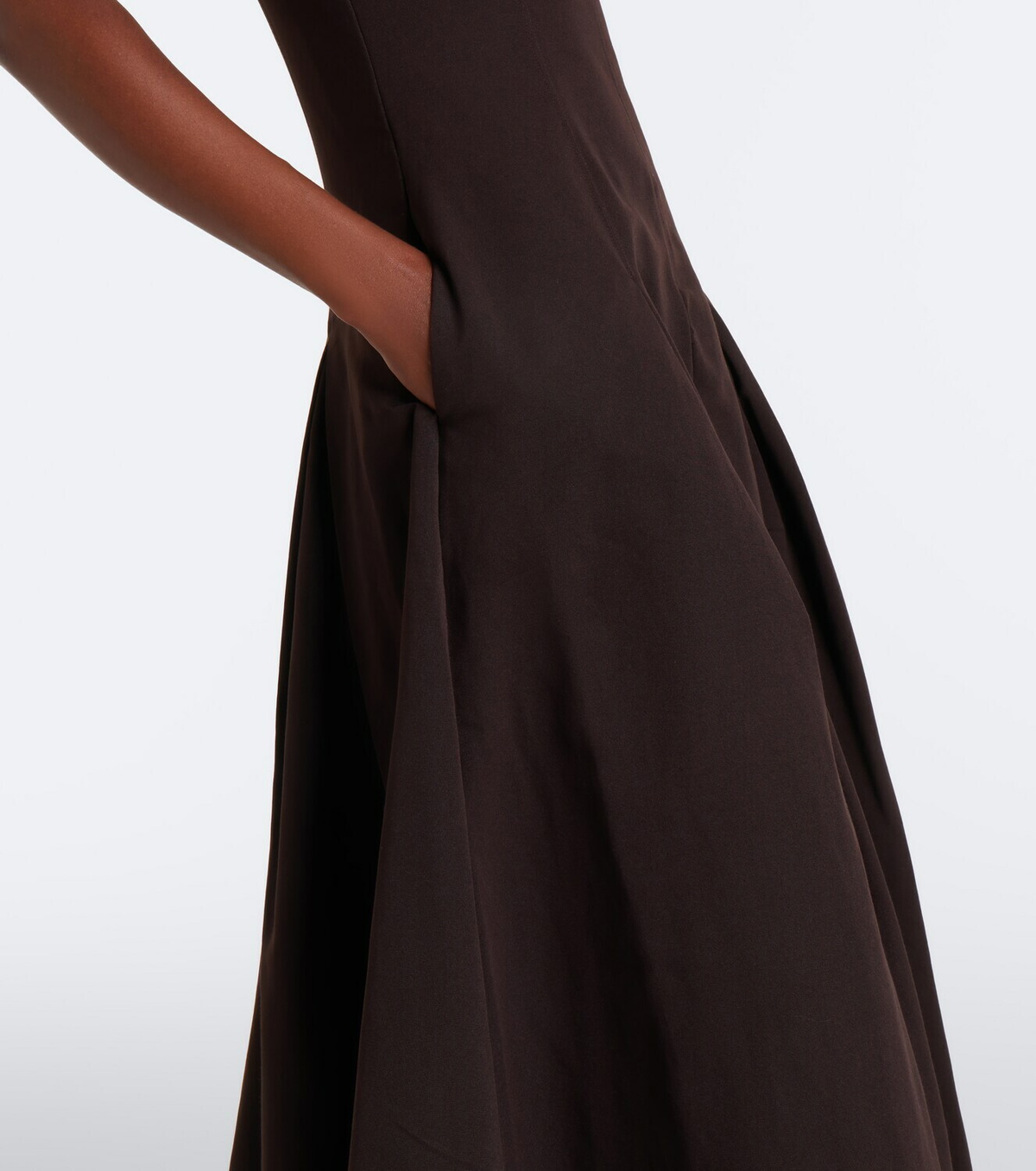 Staud Jill cotton-blend maxi dress