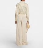 Joseph - Hulin wide-leg silk crêpe pants