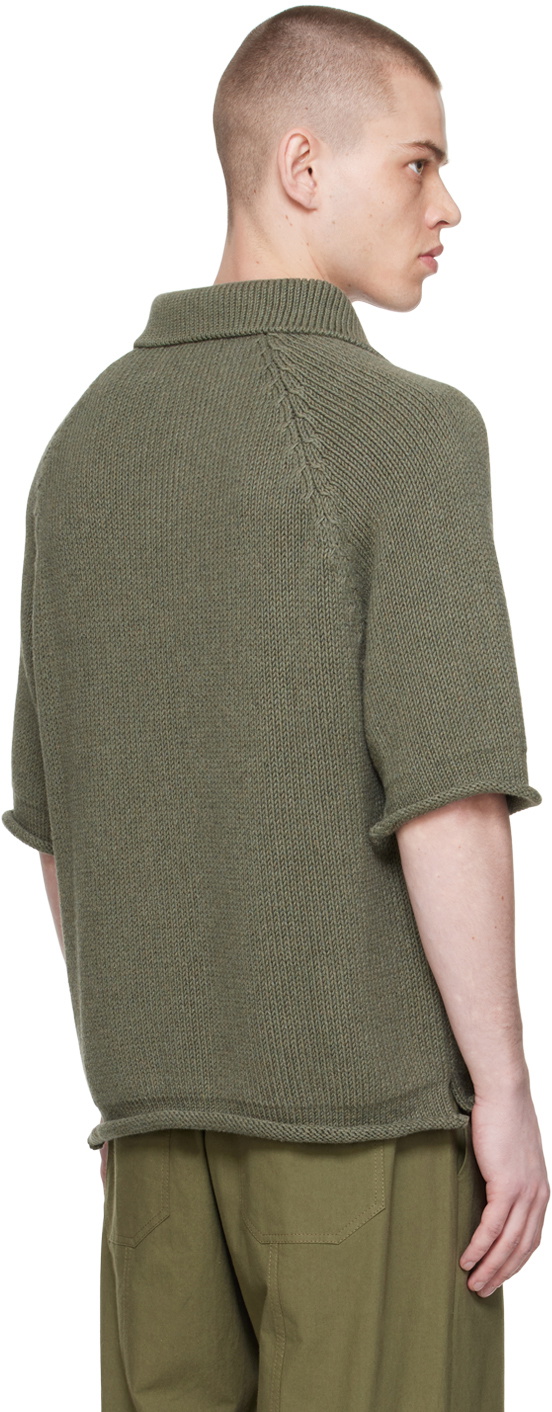XENIA TELUNTS Khaki Summer Polo