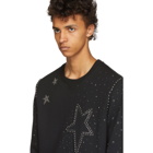 Valentino Black Star Stud Sweatshirt