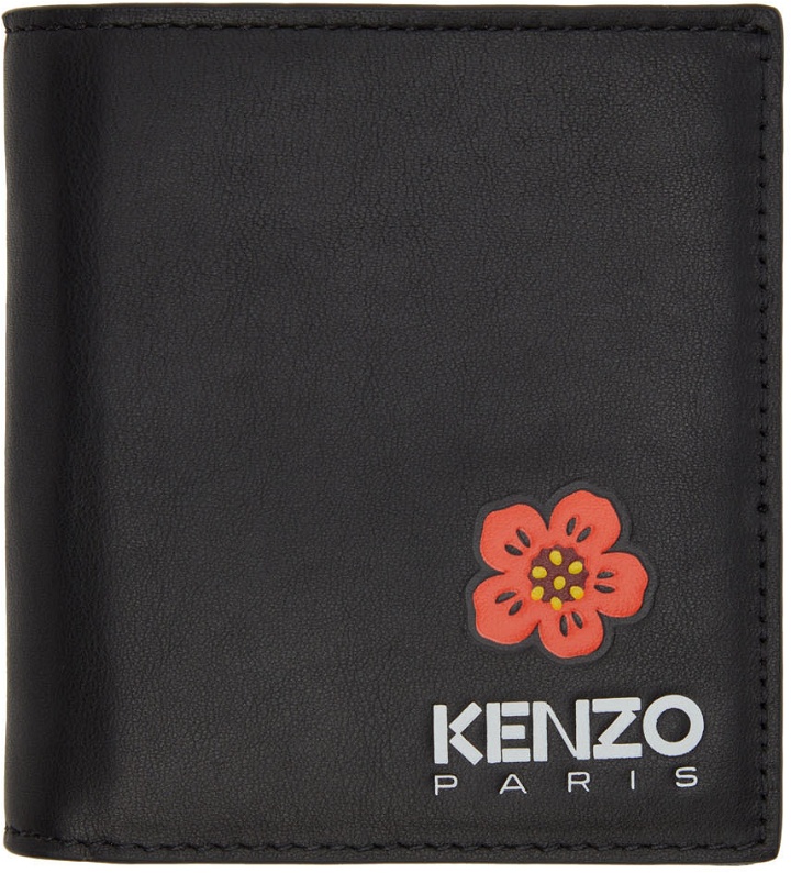 Photo: Kenzo Black Kenzo Paris Mini Bifold Wallet