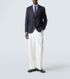 Rubinacci Single-breasted virgin wool blazer