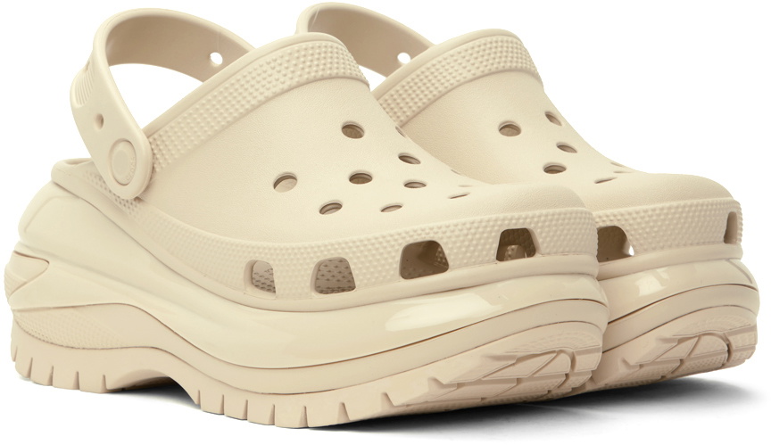 Crocs Beige Mega Crush Clogs Crocs