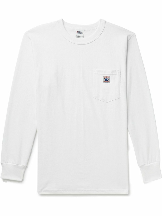 Photo: Randy's Garments - Logo-Appliquéd Cotton-Jersey T-Shirt - White