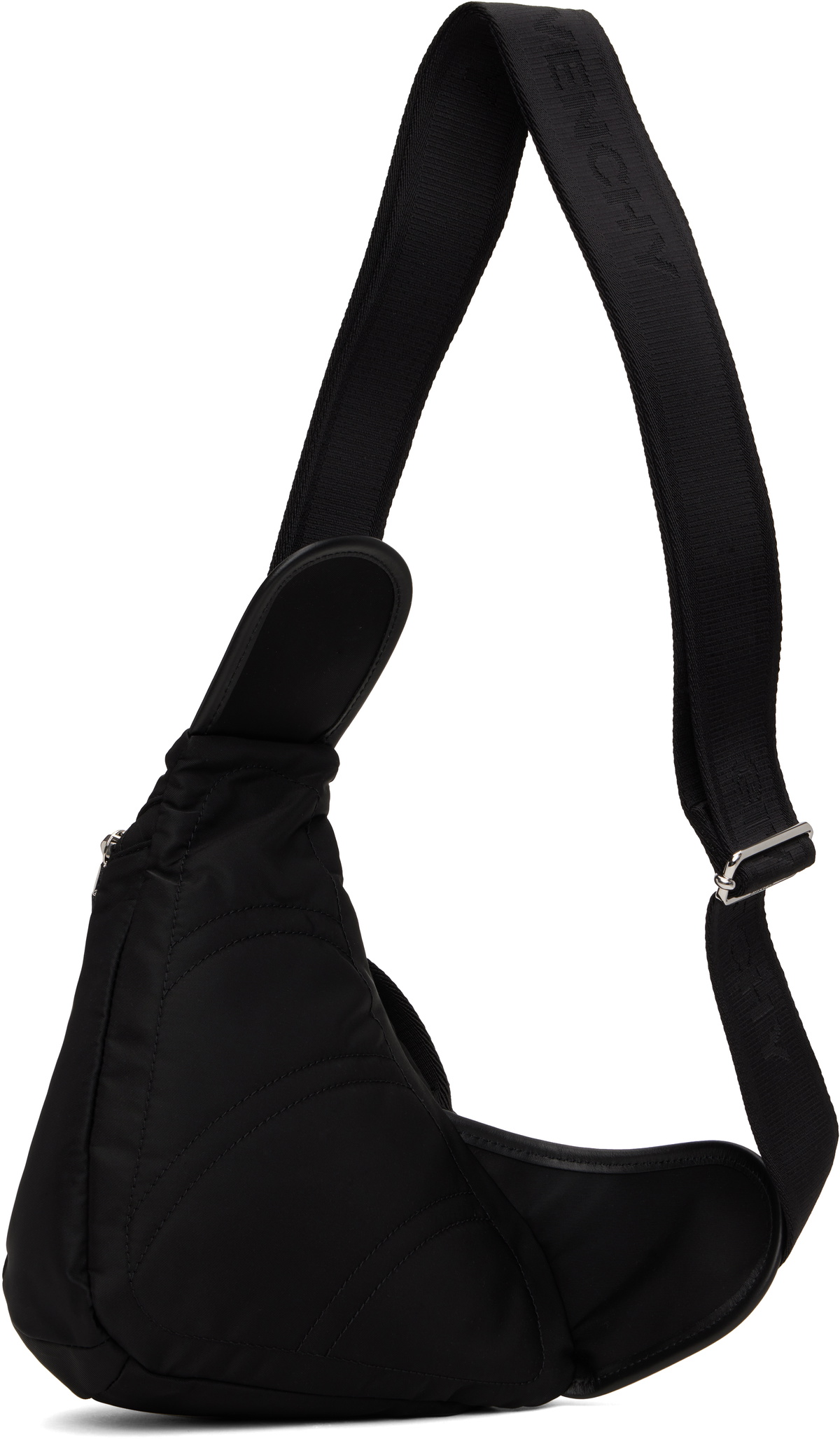 Givenchy Black Small G-Zip Triangle Bag Givenchy