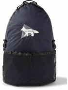 And Wander - Maison Kitsuné Rubber-Trimmed Logo-Appliquéd Ripstop Backpack