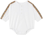 Burberry Baby White Celyn Bodysuit