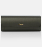 Cartier Eyewear Collection Signature C de Cartier round glasses