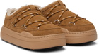 Moon Boot Brown Park Slipper Loafers