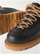 Diemme - Roccia Basso Full-Grain Leather Hiking Boots - Black