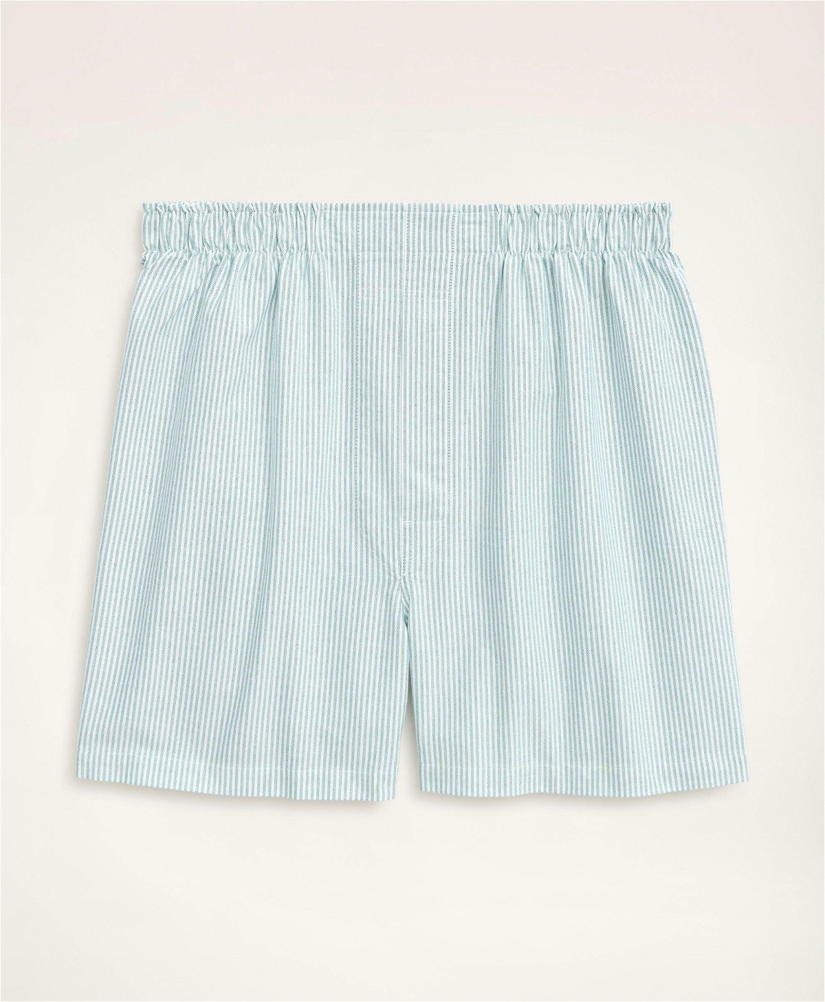 Brooks Brothers Men's Cotton Oxford Candy Stripe Boxers | Green