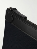 Mismo - Large Leather-Trimmed Nylon Pouch