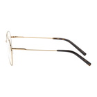 Dolce and Gabbana Gold Round Glasses