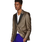 Givenchy Gold and Black 4G Blazer