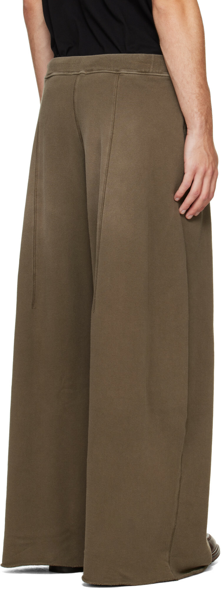 R13 Khaki Foldover Sweatpants