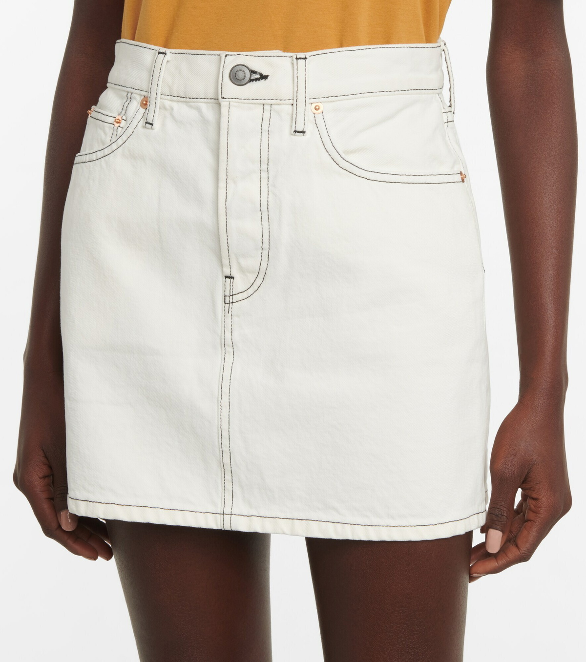 Wardrobe.NYC Denim miniskirt WARDROBE.NYC