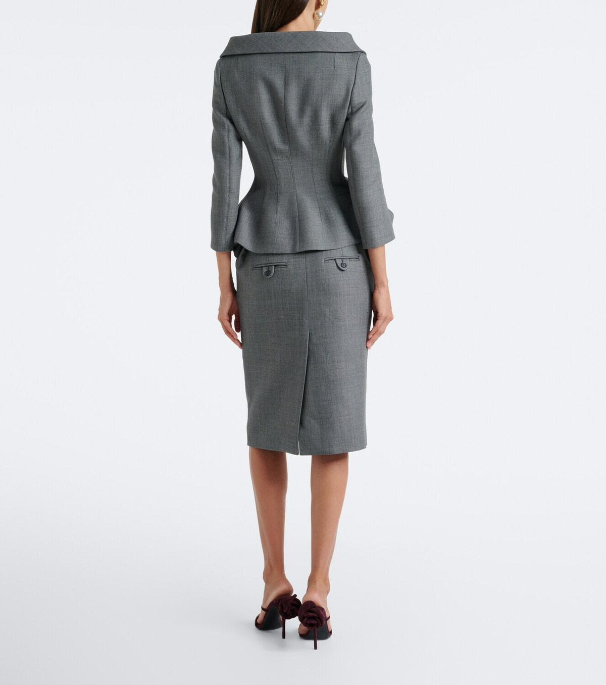 Magda Butrym Wool pencil skirt