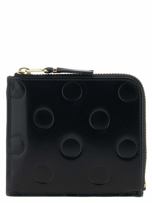 Photo: Comme des Garçons Wallet polka Dots Embossed Wallet