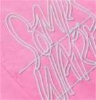 Some Ware - Oversized Logo-Print Organic Cotton-Jersey T-Shirt - Pink