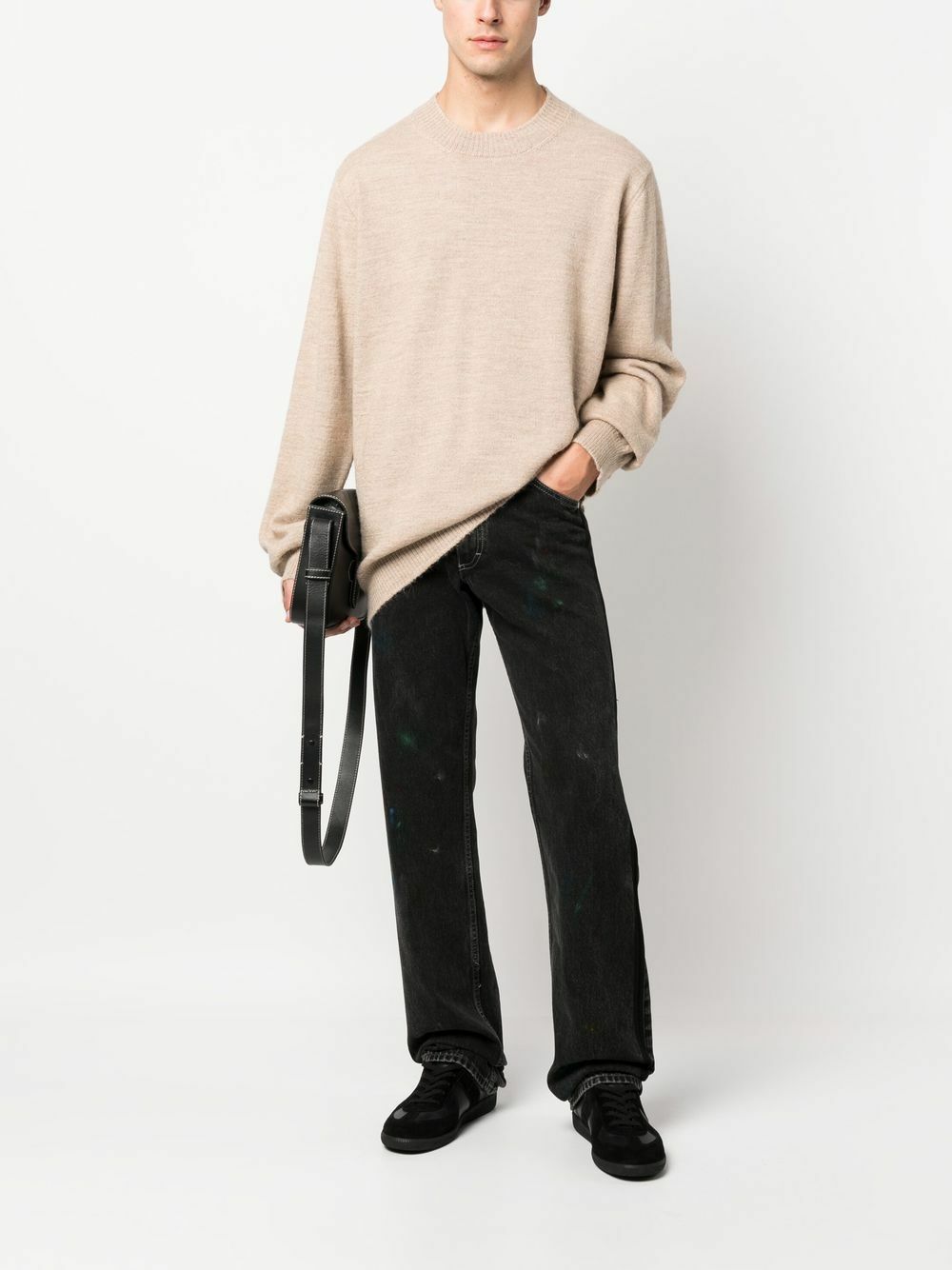 MAISON MARGIELA - Wool Crewneck Jumper Maison Margiela