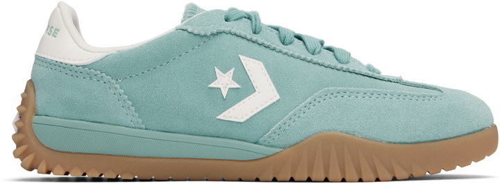 Photo: Converse Blue Run Star Trainer Low Top Sneakers