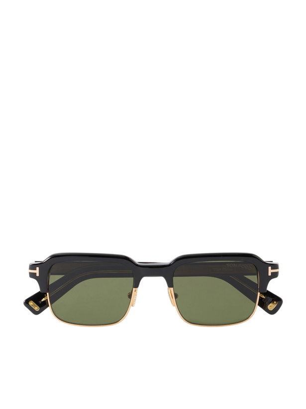 Photo: TOM FORD - Icon Square-Frame Acetate Sunglasses - Black