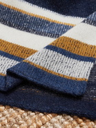 The Elder Statesman - Striped Cashmere Blanket