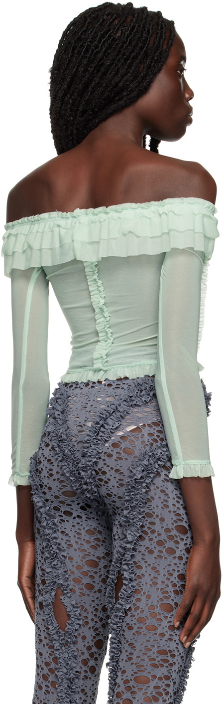 BARRAGÁN SSENSE Exclusive Green T-Shirt