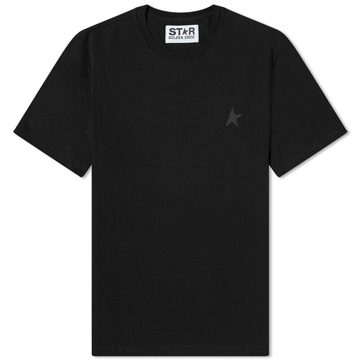 Photo: Golden Goose Men's Star Chest Logo T-Shirt in Black