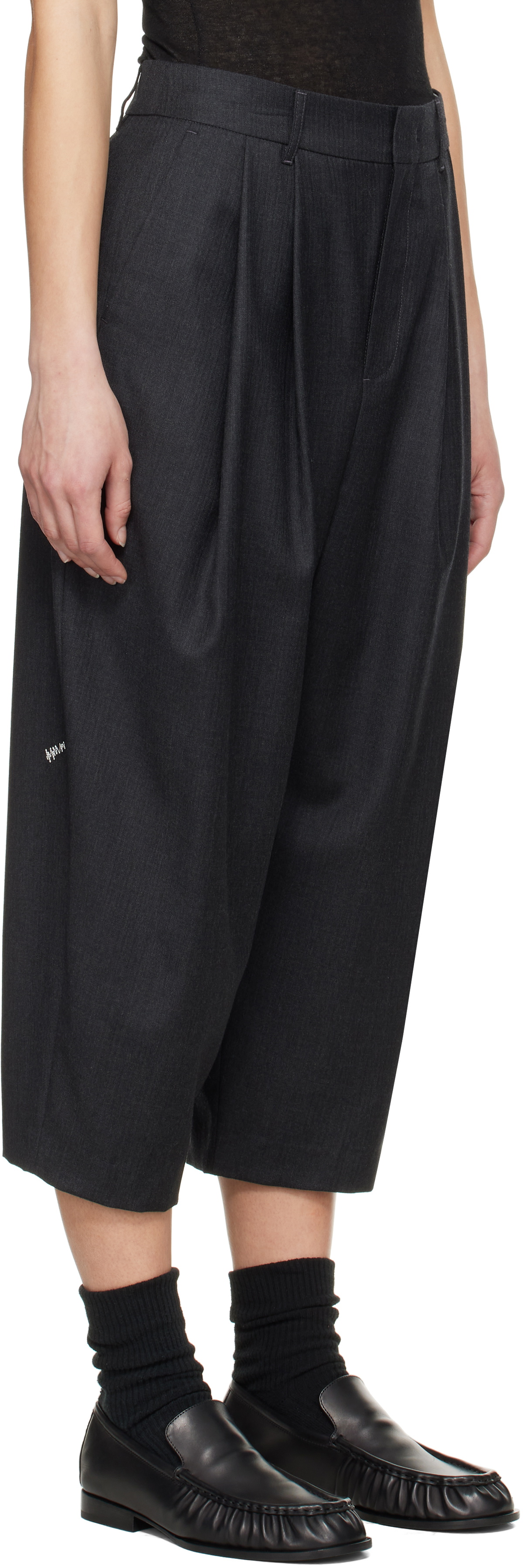 ADER error Gray Sig; BK Tag 01 Trousers