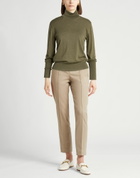 Peserico Womens Turtleneck Khaki