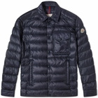 Moncler Men's Tenibres Padded Overshirt in Navy