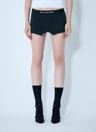 Balenciaga Cut-Off Brief Mini Skirt
